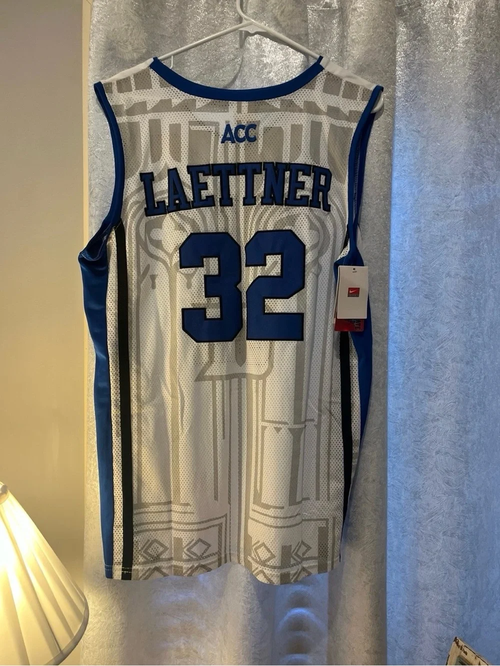 Duke Blue Devils Christian Laettner Nike Basketball Jersey